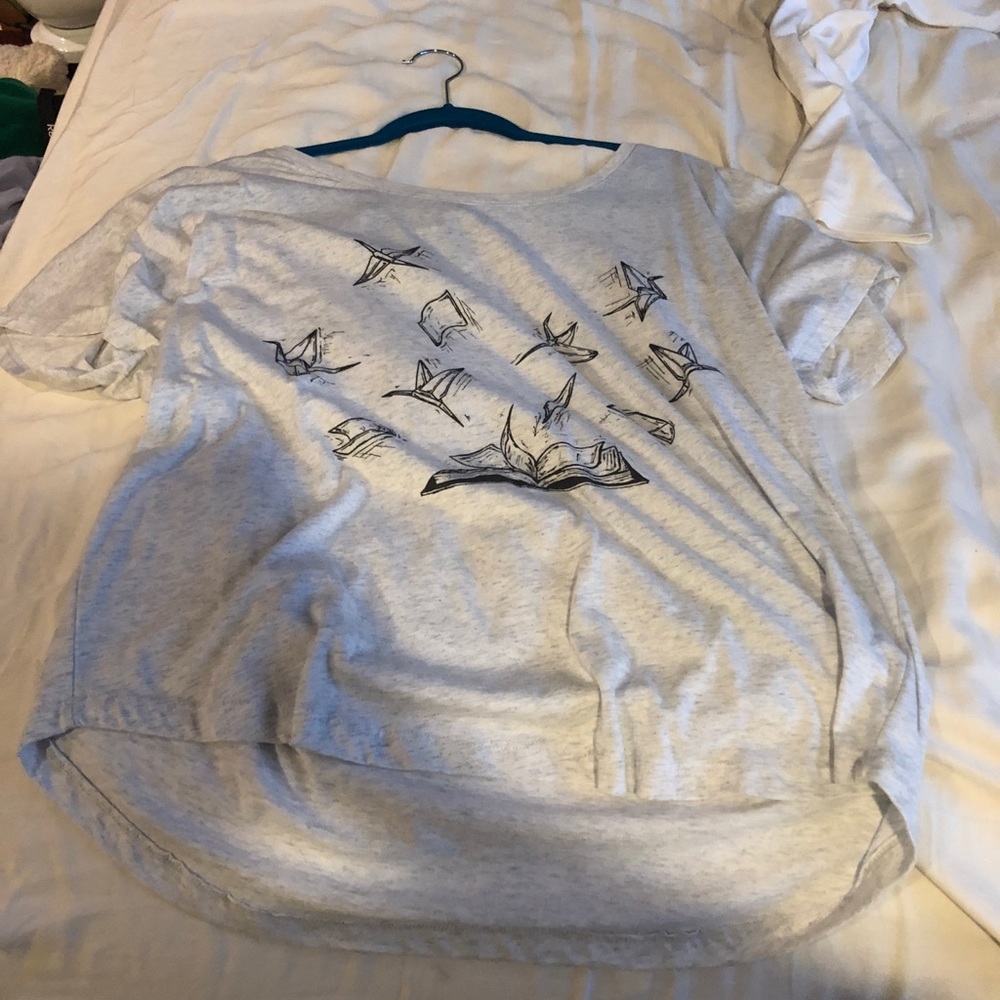 Origami book shirt